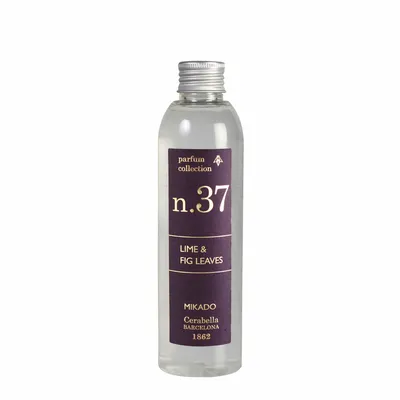 Scent diffusers - NUMBERS COLLECTION NUM.37 LIME & FIG LEAVES DIFFUSER REFILL - CERABELLA SL