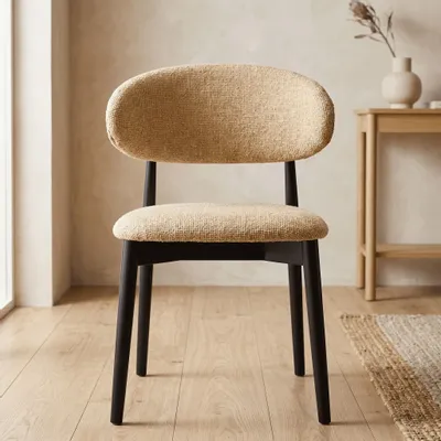 Chaises - Chaise Jaspe Black & Yellow - EMPREINTE DU TEMPS