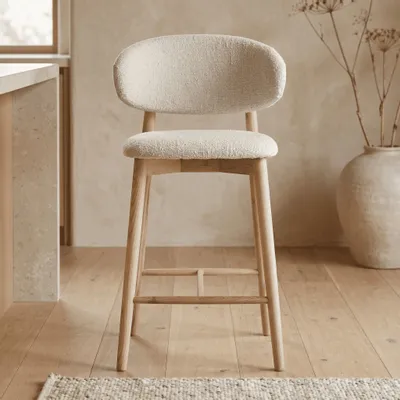Tabourets - Tabouret Jaspe Naturel & White - EMPREINTE DU TEMPS