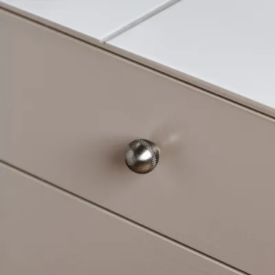 Objets de décoration - Poignée Aspect Argent Antique en Métal avec Motif Rainuré - IB LAURSEN