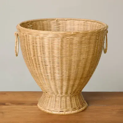 Vases - ORNELLA Rattan Vase - MAHE HOMEWARE