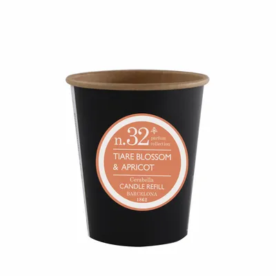 Bougies - NUMBERS NUM.32 TIARE BLOSSOM & APRICOT CANDLE REFILL - CERABELLA SL