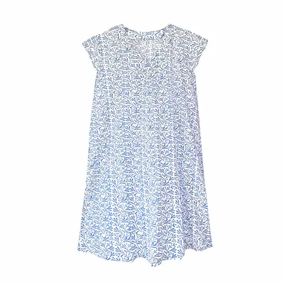 Sleepwear - Audrey Nightie: Bud Blue - LIME TREE DESIGN