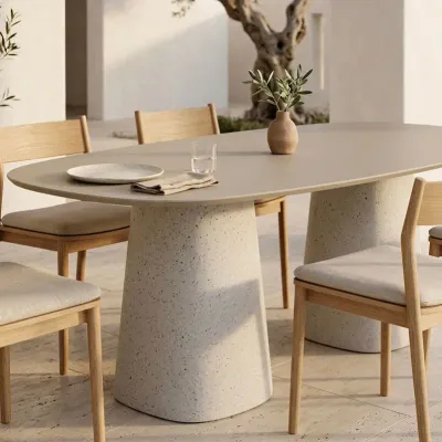 Tables de jardin - Table Belugia 220 cm - EMPREINTE DU TEMPS