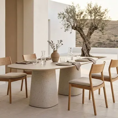 Tables de jardin - Table Belugia 220 cm - EMPREINTE DU TEMPS