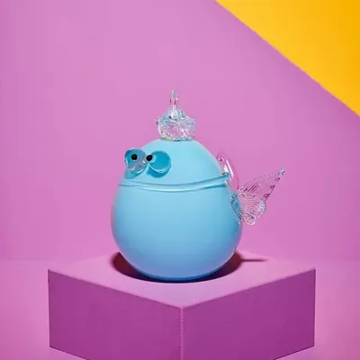 Verre d'art - Baleine - Sculpture en verre soufflé - CAT DESIGNER VERRIER