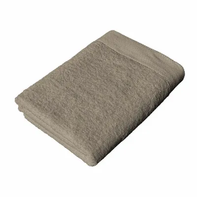 Serviettes de bain - SERVIETTE DE TOILETTE DALARÖ, MARRON CLAIR 50x70cm 100%coton 580g/m2 - BY WILLE