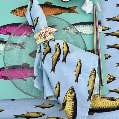 Serviettes - Serviette sardine - ZOOH