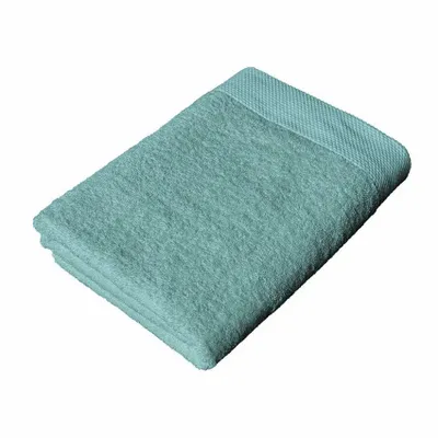 Serviettes de bain - SERVIETTE DE TOILETTE DALARÖ, AQUA 50x70cm 100%coton 580g/m2 - BY WILLE