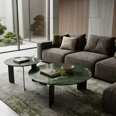 Coffee tables - Duo de tables basses Elynora - EMPREINTE DU TEMPS