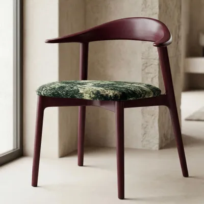 Chairs - Chaise TORTUGA rouge grenat - EMPREINTE DU TEMPS