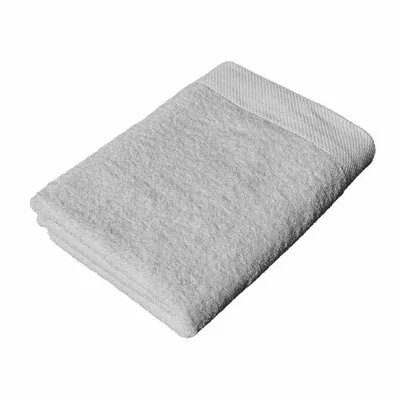 Serviettes de bain - SERVIETTE DE TOILETTE DALARÖ, GRIS ARGENTE 50x70cm 100%coton 580g/m2 - BY WILLE