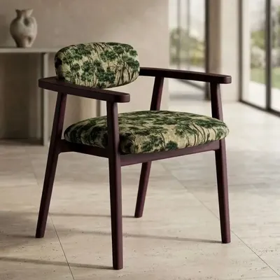 Chaises - Chaise FOREST rouge grenat - EMPREINTE DU TEMPS