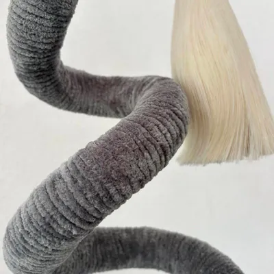 Objets de décoration - Spirale en velours : objet d'art texturé sculptural fait main - SARMAL DESIGN