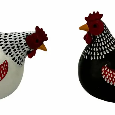 Sculptures, statuettes et miniatures - Figurine coq en Résine - ROLANDE DU DREUILH  LACE JEWEL