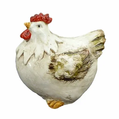 Sculptures, statuettes et miniatures - Figurine poule 7cm en Résine - ROLANDE DU DREUILH  LACE JEWEL