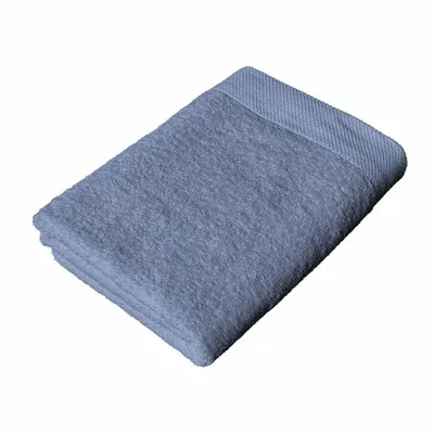 Serviettes de bain - SERVIETTE DE TOILETTE DALARÖ, BLEU GRIS 70x130cm 100 % coton, 580 g/m2 - BY WILLE