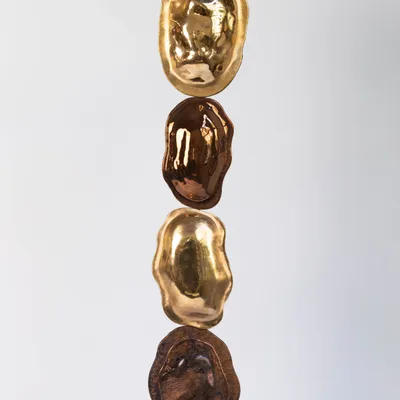 Bols - Sculpture  « Turtle Shell » - VETROFUSO DI DANIELA POLETTI