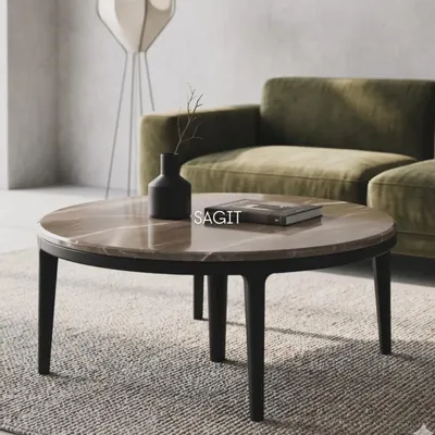 Coffee tables - Brown marble table - SAGIT