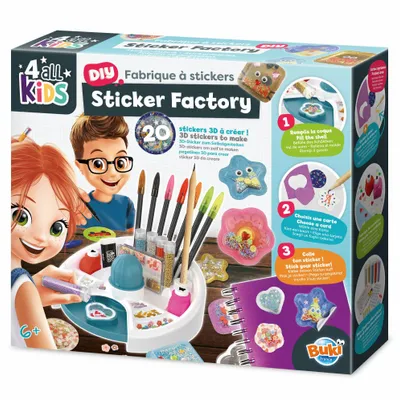 Children's arts and crafts - Sticker factory - BUKI