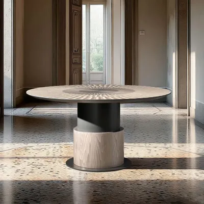 Dining Tables - Altobasso dining ø152 - BIANCHINI ATELIER