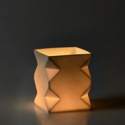 Bougeoirs et photophores  - Photophore - Bredzès - L'ATELIER DU BLANC