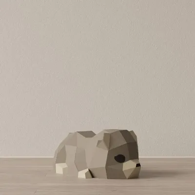 Children's decorative items - Papercraft DIY Kits - Mini Paper Bears - MOKI MOKI