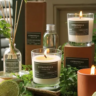 Candles - CITRONELLA INDOOR USE COLLECTION - CERABELLA SL