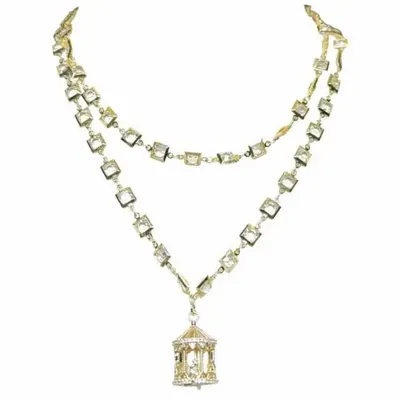 Bijoux - Collier double/long Carrousel - FASCINATO