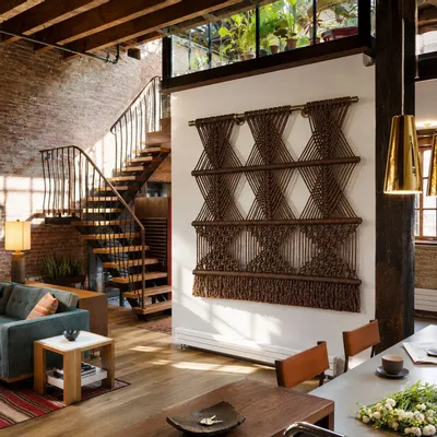 Tapestries - Brown Macramé Wall Hanging – Handcrafted Textile Art - NŒULUXE