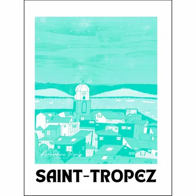 Poster - SAINT-TROPEZ POSTER - AMANDINE REALE CREATIVE ARTIST