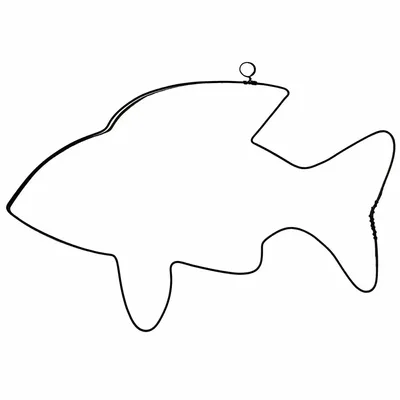 Children's bedrooms - Wire Wall Decoration\" Fish Silhouette\ "” - to pin - BIJOUX DE MUR