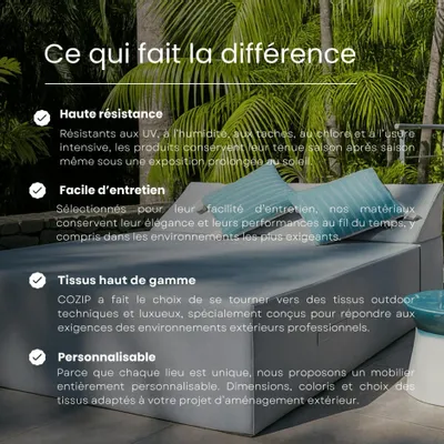 Lawn sofas   - Birch Green | COZIP Pool Bed - COZIP
