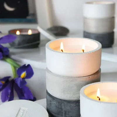 Candles - MOMENTS SCENTED CANDLE SET OF AURA & ZENIT & NOCTIS COLLECTION - CERABELLA SL