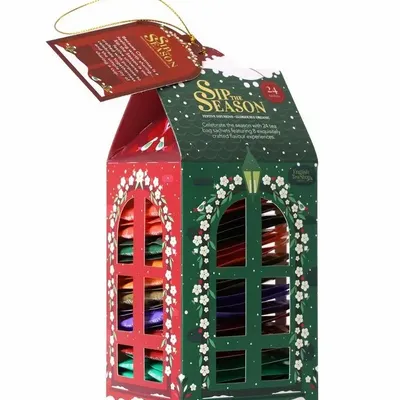 Café et thé - Coffret Assortiment Lanterne - 24 sachets - ENGLISH TEA SHOP
