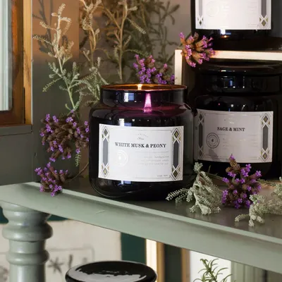 Candles - APOTHECARY SAGE & MINT COLLECTION - CERABELLA SL