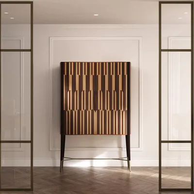 Storage boxes - Caleido bar cabinet - BIANCHINI ATELIER
