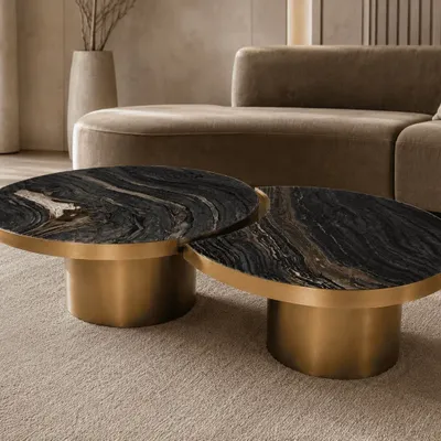 Coffee tables - SARRAMEO coffee table - EMPREINTE DU TEMPS