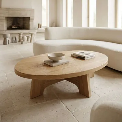 Coffee tables - ROMY coffee table - EMPREINTE DU TEMPS