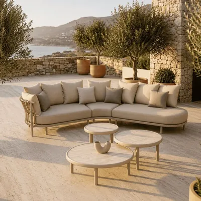 Lawn sofas   - Salon NARA - EMPREINTE DU TEMPS
