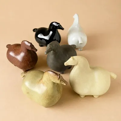 Pottery - D2 Ornament A Horse - カシワクラフト