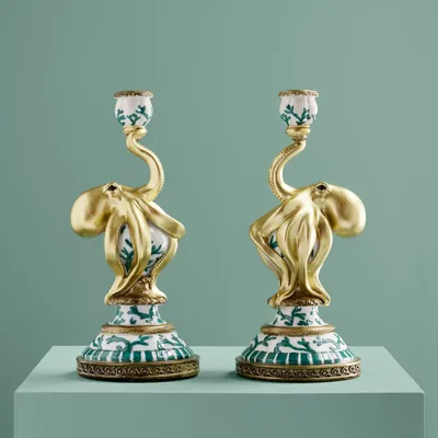 Decorative objects - Candle holder Otto Octopus - WERNS