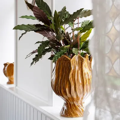 Décorations florales - Pot de fleurs en grès - MADAM STOLTZ