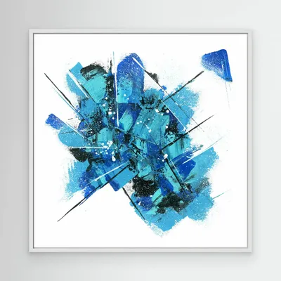 Affiches - Affiche Azur French Riviera - AMANDINE REALE CREATIVE ARTIST