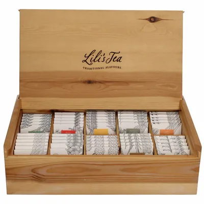 Tea and coffee accessories - Lili’s Tea wooden tea chest - LILI'S TEA