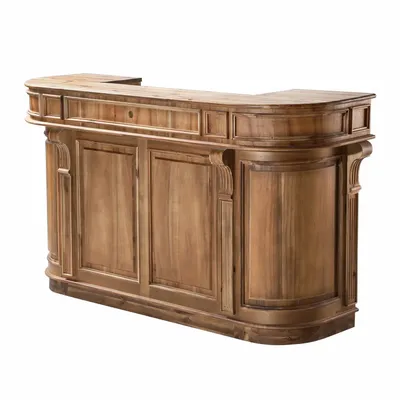 Sideboards - Estaminet old wood counter - SIGNATURE MOBILIER ET DÉCORATION