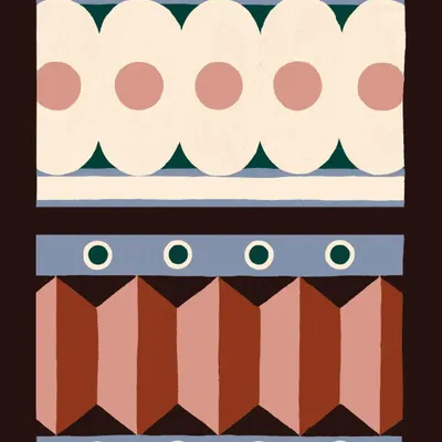 Wallpaper - Mona | Wall Border - MAMACORP