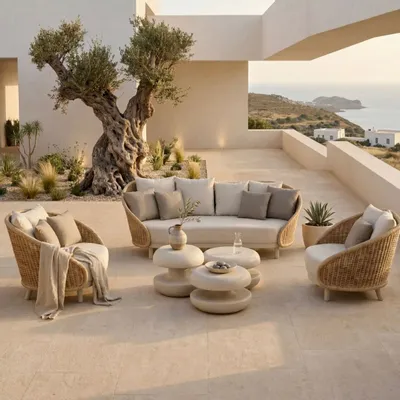 Lawn sofas   - Salon EVORA - EMPREINTE DU TEMPS