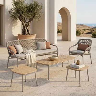 Lawn sofas   - Salon MANTEA - EMPREINTE DU TEMPS