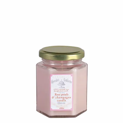 Bougies - SUCRE ROSE PETALS & CHAMPAGNE - CERABELLA SL